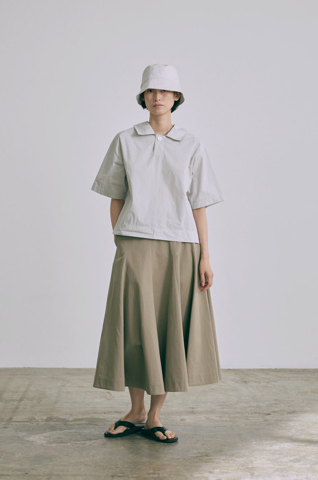 Tangle Chino Skirt Kaki