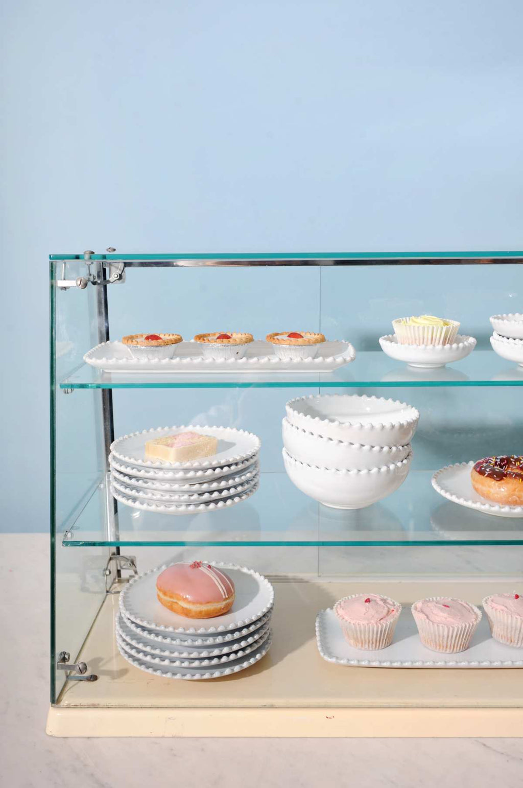 Pearl White Bread Plate