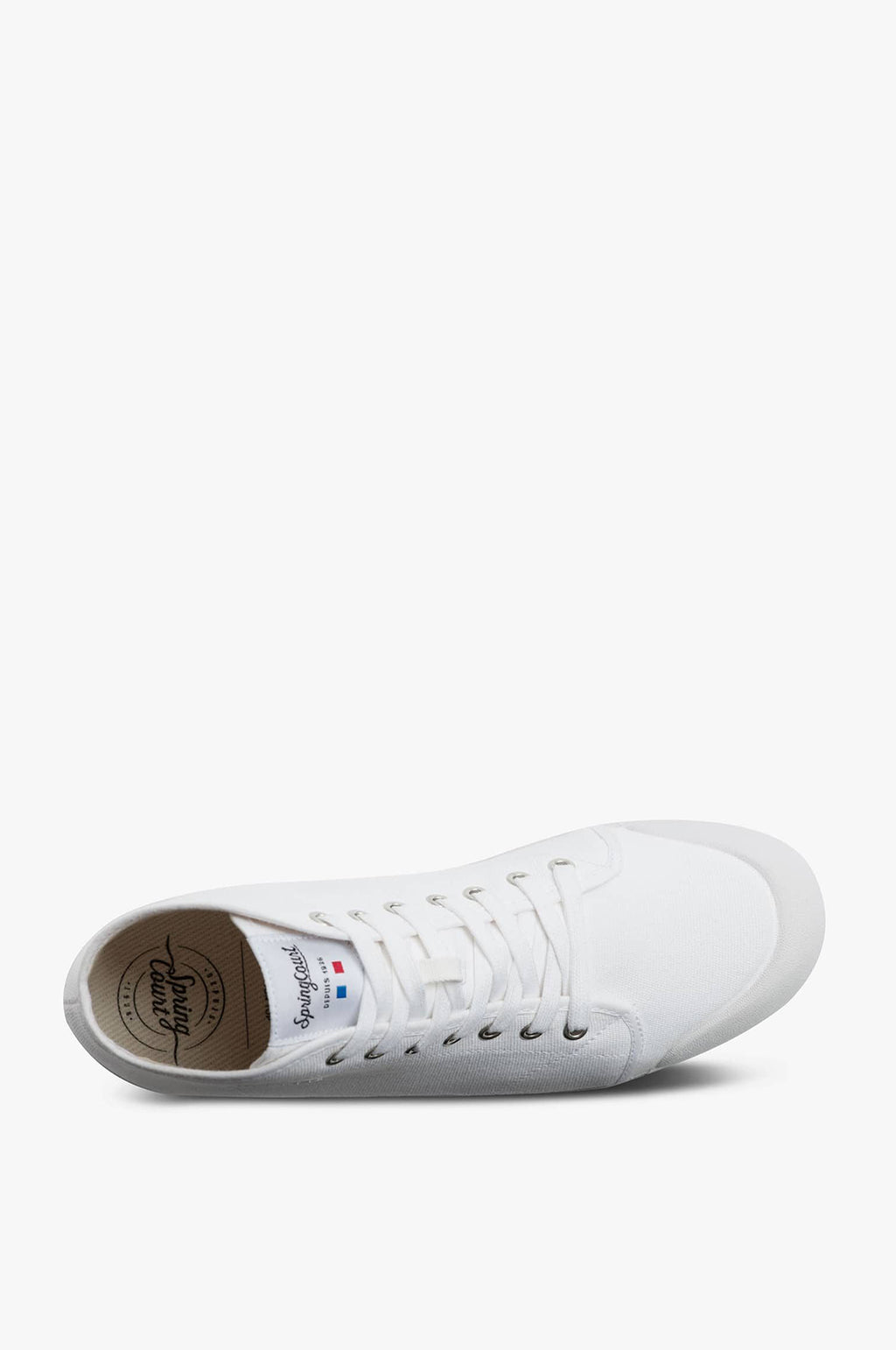 Original B2 Mid Top White Canvas Sneakers