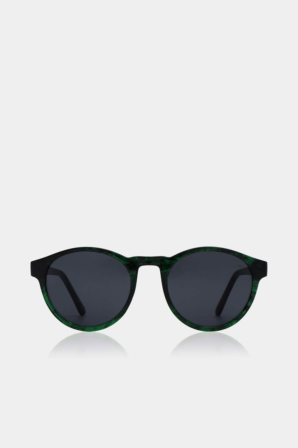 Marvin Sunglasses Green Marble Transparent