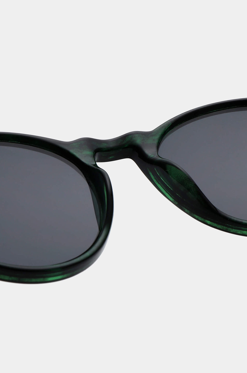 Marvin Sunglasses Green Marble Transparent