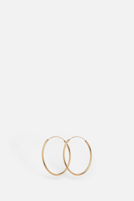 Mini Plain Gold Hoops