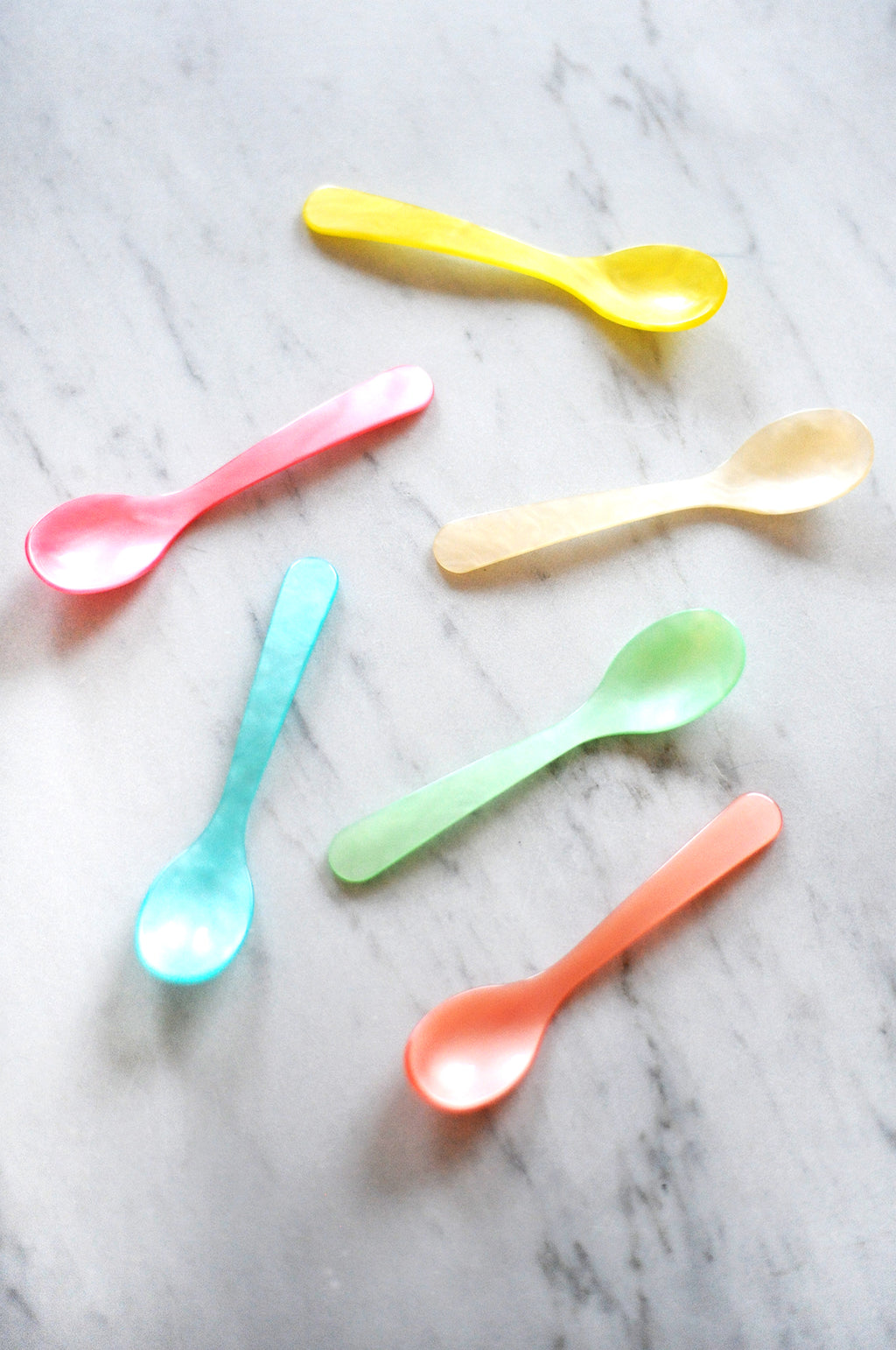 Egg Spoon Rose Red