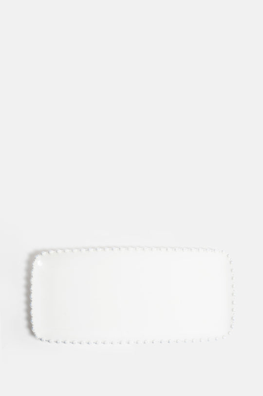 Pearl White Rectangular Tray