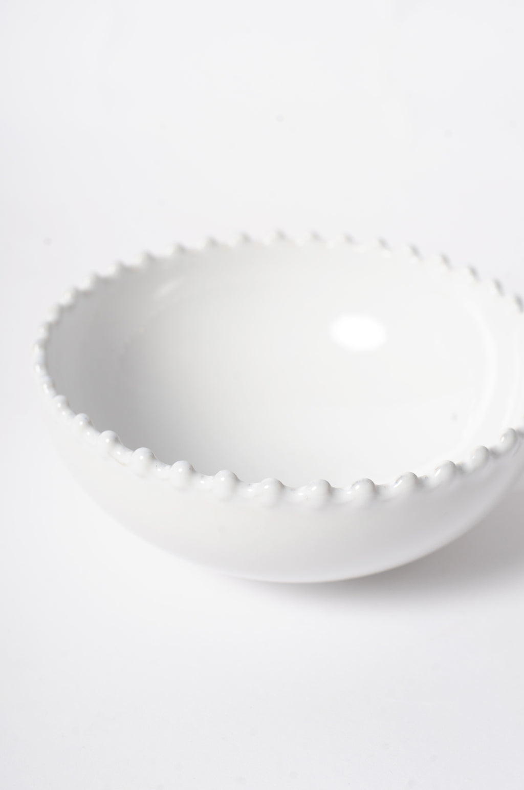 Pearl White Low Bowl