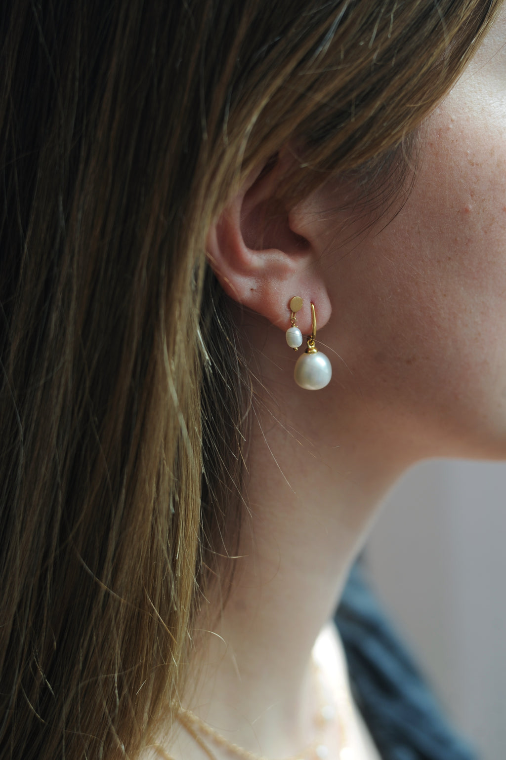 Ocean Dream Gold Earsticks