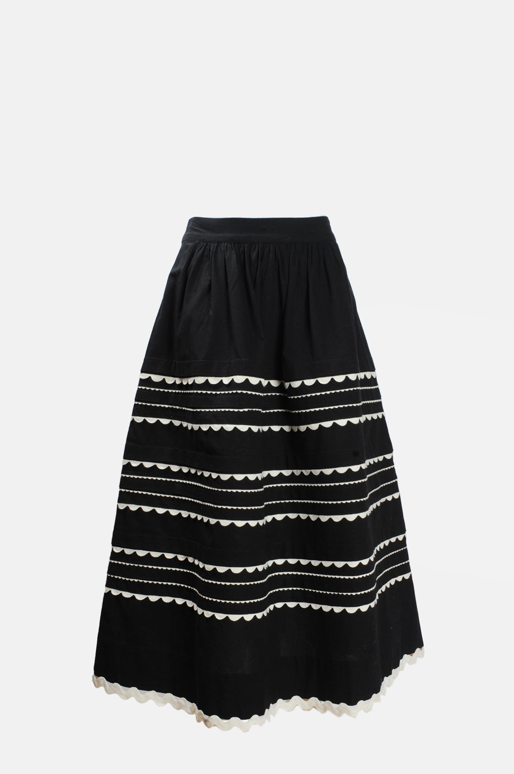 Ryleigh Ric Rac Skirt Black