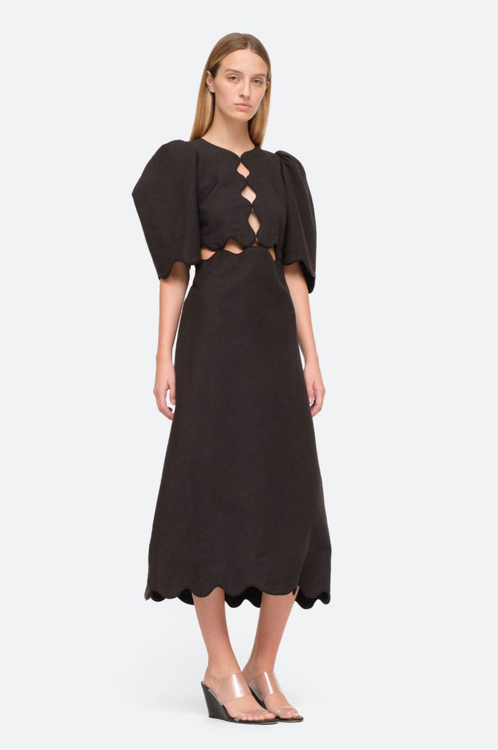 Leona S/Slv Dress Black
