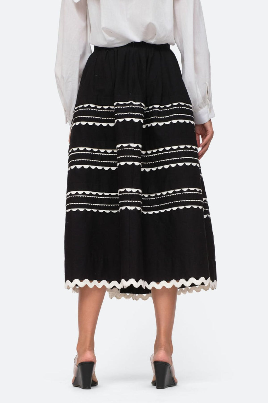 Ryleigh Ric Rac Skirt Black