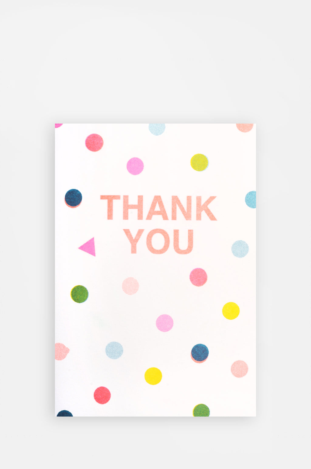 Thank You Spots Riso Shapes Card