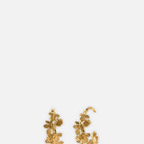 Wildrose Wide Hoop Earrings Gold