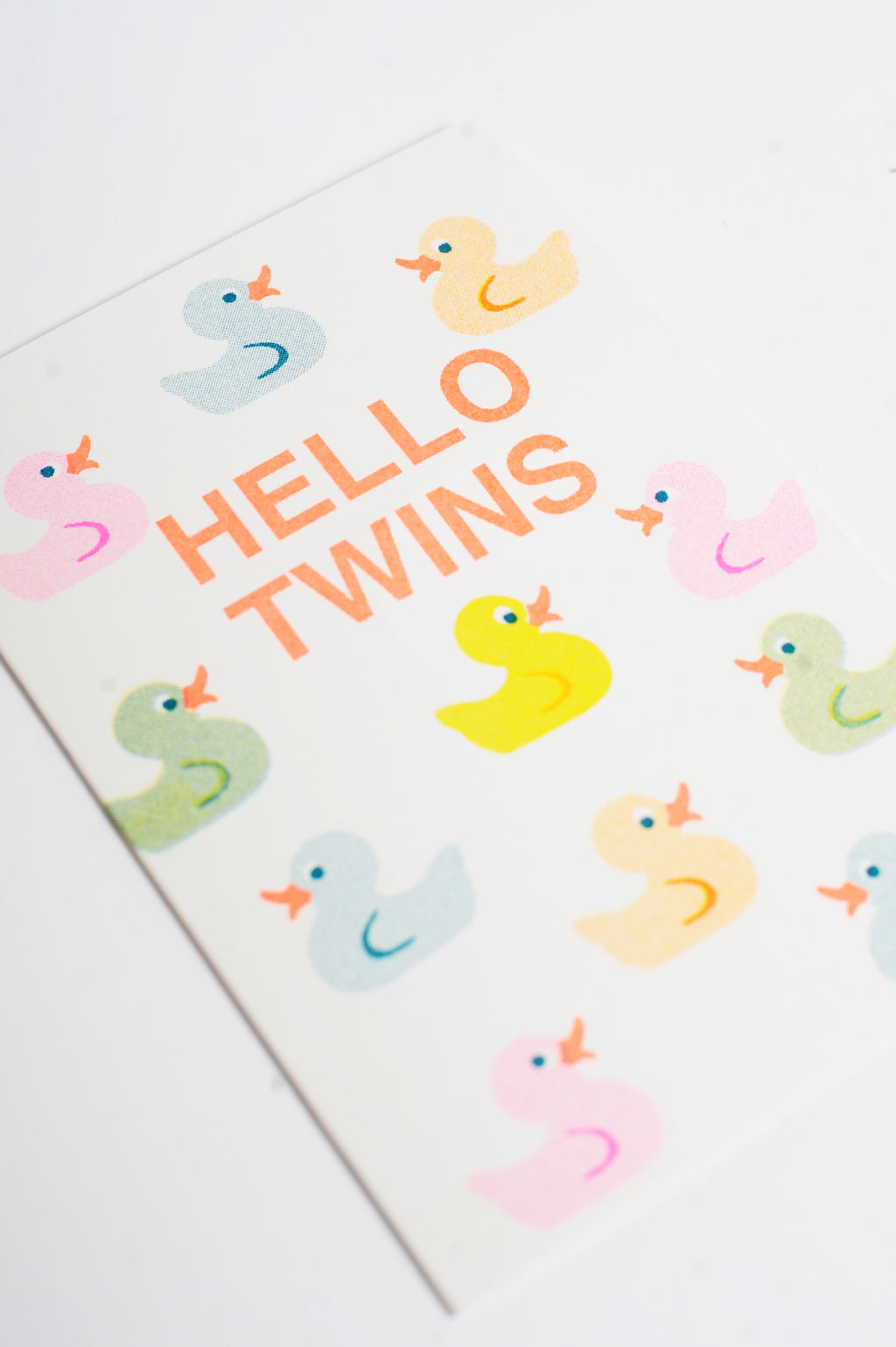 Hello Twins Riso Card