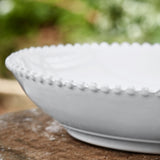 Pearl White Serving Bowl