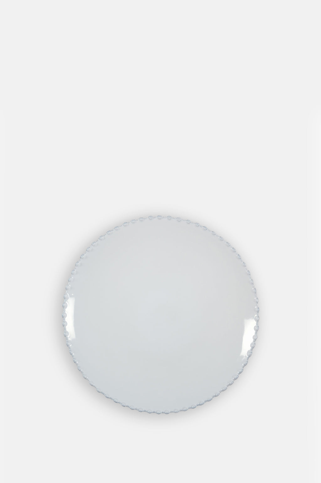 Costa Nova pearl white salad plate 22cm with pearl edging.